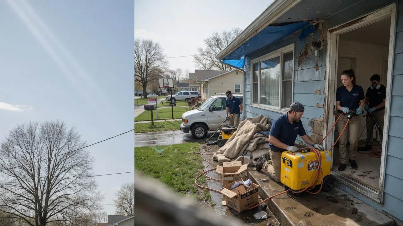 Basement Flood Cleanup in Olsburg, KS near me